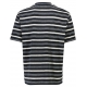 Lindbergh T-Shirt Towel Striped I navy til herre