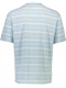 Lindbergh T-Shirt Towel Striped I pastelblå til herre
