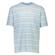 Lindbergh T-Shirt Towel Striped I pastelblå til herre