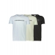 Lindbergh 3pak T-shirt "Copenhagen" multifarvet til herre