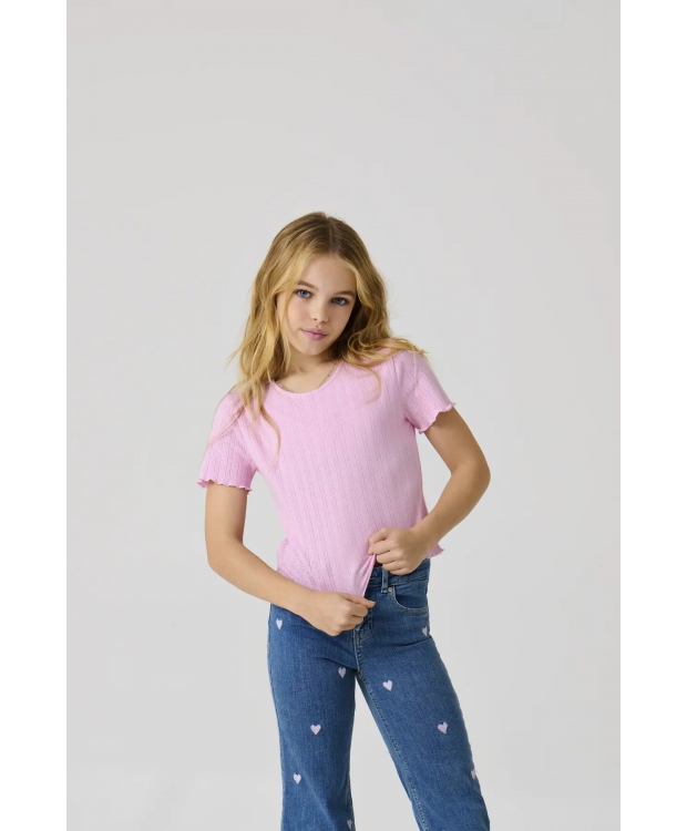 KIDS ONLY KOGCARLOTTA top i pink til piger