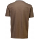 Lindbergh- STRIPED O-NECK TEE DK Brown