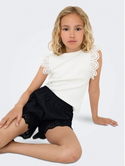 KIDS ONLY KOGDREA top i hvid til piger