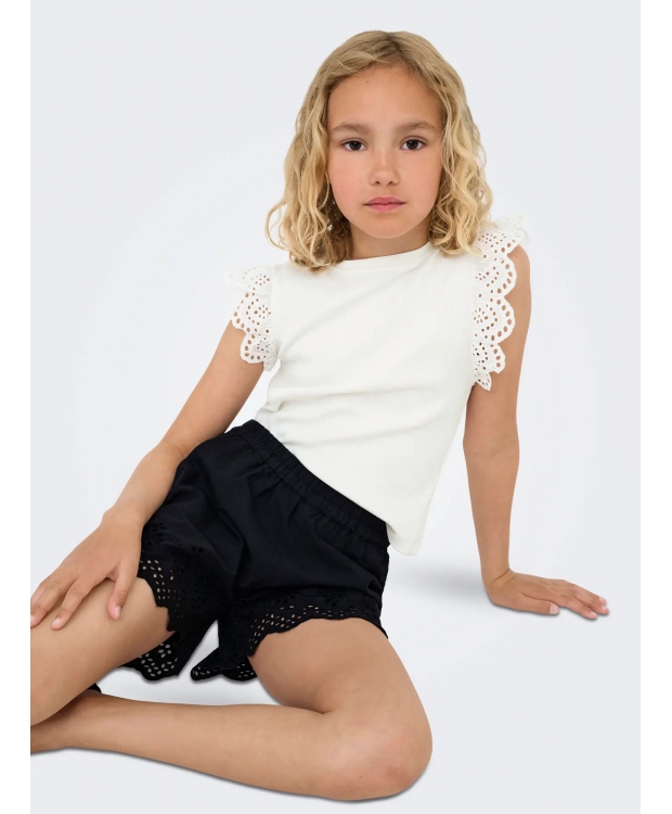KIDS ONLY KOGDREA top i hvid til piger