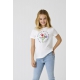 KIDS ONLY KOGEMMA t-shirt i hvid til piger