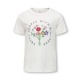 KIDS ONLY KOGEMMA t-shirt i hvid til piger