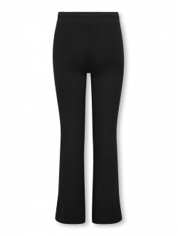 KIDS ONLY KOGFEVER flared pants i sort til piger