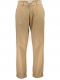 Bukser i twill med bred pasform- Deep sand