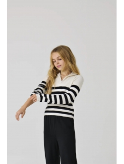 KIDS ONLY strikket pullover trøje med striber til piger
