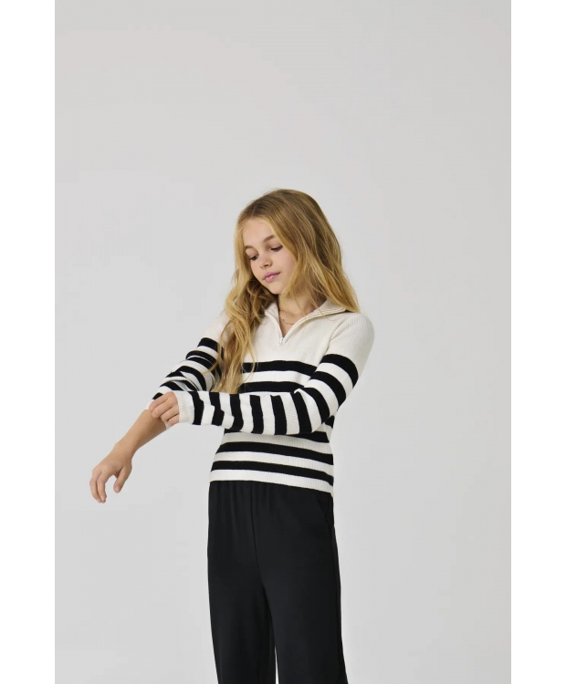 KIDS ONLY strikket pullover trøje med striber til piger