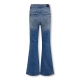 KIDS ONLY KOGJUICY flared denim bukser i blå til piger
