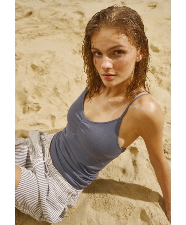 JBS Of Denmark Women Hybrid strap top I blå til kvinder