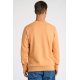 Lindbergh Peach sweatshirt med logoprint O-hals til herre