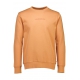 Lindbergh Peach sweatshirt med logoprint O-hals til herre