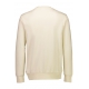Lindbergh Pearl hvid sweatshirt med logoprint O-hals til herre