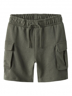 Name It Cargo Shorts i Støvet Grøn til drenge