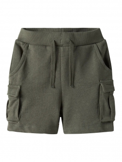 Name It Sweat Shorts i Støvet Grøn til drenge