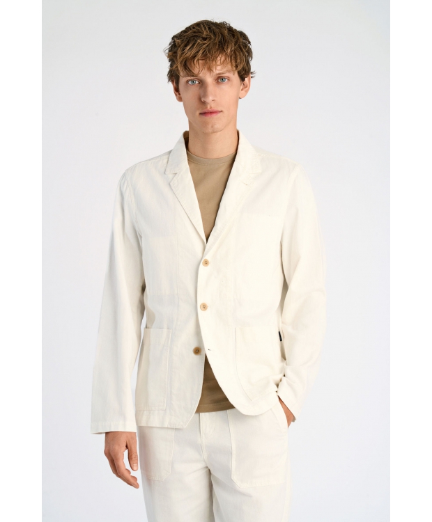 Lindbergh blazer i bomuld og hør til herre