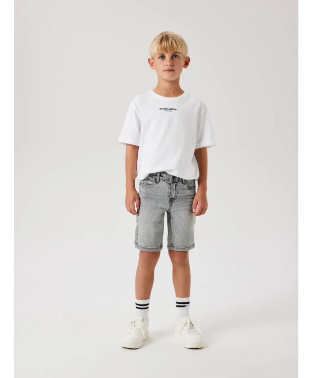 Name It Denim Shorts i Grå til Drenge