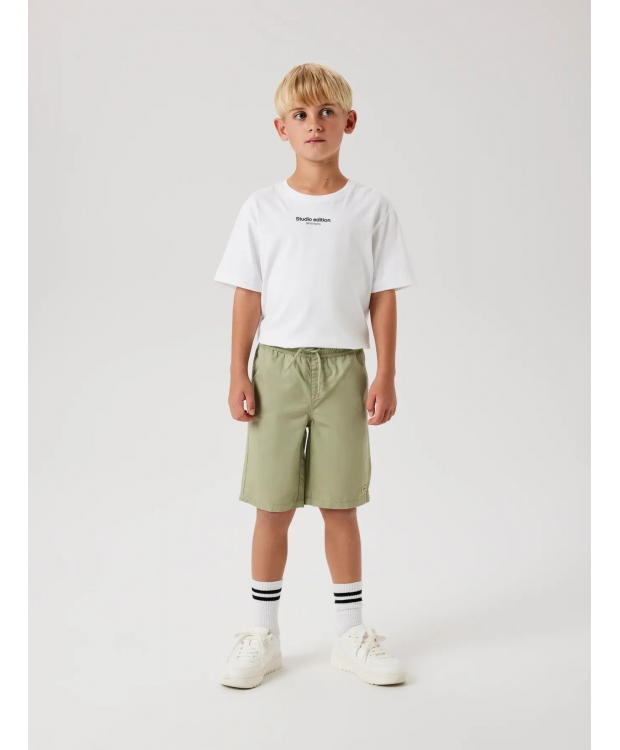 Name It Shorts i Støvet Grøn til Drenge