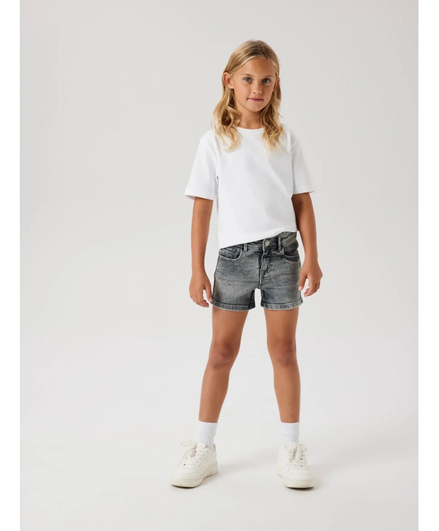 Name It Denim Shorts i Grå til Piger