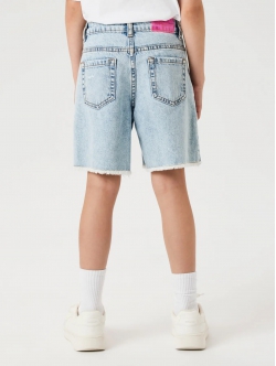 Name It Denim Shorts i Bred Pasform til Piger