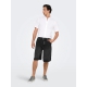 ONLY & SONS Denimshorts i sort til herre
