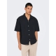 ONLY & SONS T-shirt skjorte i sort til herre