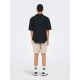 ONLY & SONS T-shirt skjorte i sort til herre