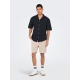 ONLY & SONS T-shirt skjorte i sort til herre