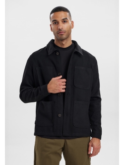 Resteröds Wool Overshirt I sort til herre