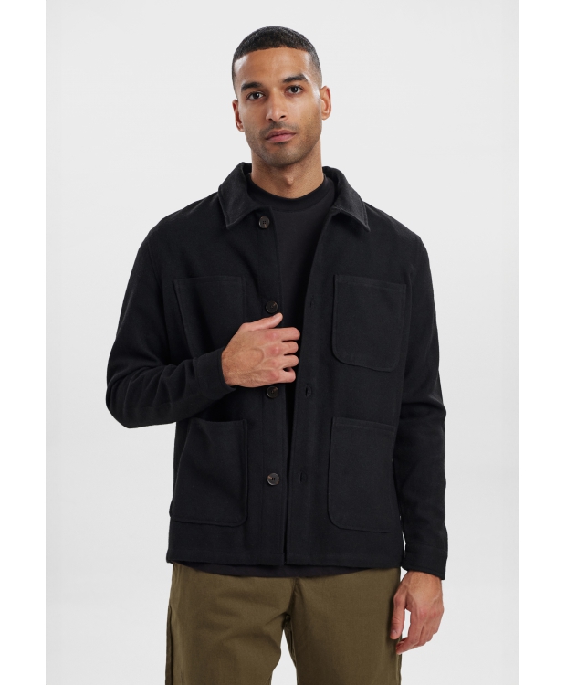 Resteröds Wool Overshirt I sort til herre