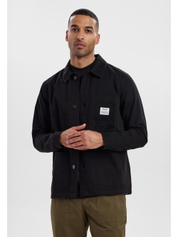 Resteröds Twill Overshirt I sort til herre