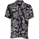 Lindbergh kortærmet skjorte i 100% Lyocell med all-over print til herre