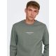 ONLY & SONS Sweatshirt Crew Neck i Castor Gray til herre