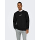 ONLY & SONS Sweatshirt Crew Neck i sort til herre