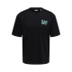 ONLY & SONS t-shirt med Slow Vibes print i sort til herre