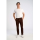 Lindbergh cropped bukser i Brun