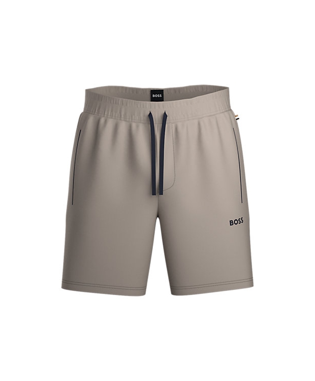 BOSS Mix&Match Shorts i Light beige  med signatur til herre