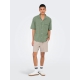 ONLY & SONS T-shirt skjorte i Grøn til herre
