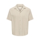 ONLY & SONS Beige T-shirt skjorte til herre