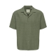 ONLY & SONS Olivenfarvet T-shirt skjorte til herre