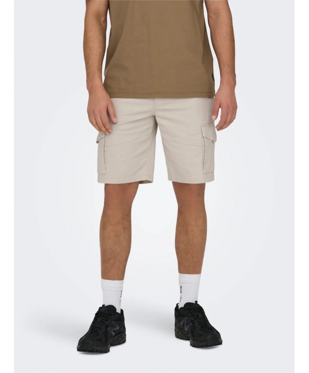 ONLY & SONS Cargo shorts i Beige til herre