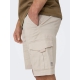 ONLY & SONS Cargo shorts i Beige til herre
