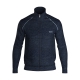 BOSS Open Blue Sweatjakke i Stretch Bomuld til herre