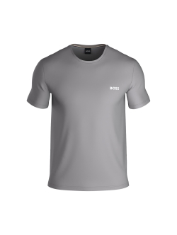 BOSS Mix&Match T-shirt i Lys Grå i Stretch Bomuld