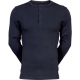 JBS navy langærmet Grandad T-shirt til herre – aktive størrelser S, M, L og XXL