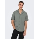 ONLY & SONS T-shirt skjorte i Castor Grey til herre