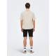 ONLY & SONS T-shirt skjorte i Silver Lining til herre