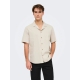 ONLY & SONS T-shirt skjorte i Silver Lining til herre